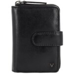Vilenca Rits Portemonnee Zwart