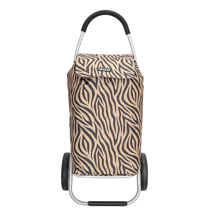 Beagles Boodschappenkar / Trolley Alberic Zebra Brown