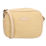 Beagles Rieten Schoudertasje Formentera Dark Natural/Light Natural