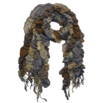 Boodz Sjaal Langwerpig Dancing Taupe Tinten