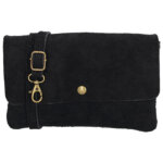 Charm London Suède Overslag Schoudertasje Mariëlle Zwart