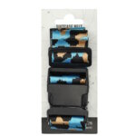 Enrico Benetti Kofferriem Luipaard Print Turquoise