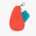 Healthy Back Bag Nylon Pouch met Opvouwbare Shopper Persimmon