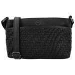 Hide & Stitches Crossbody Schoudertas Inspired by Illusion Zwart