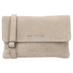Hide & Stitches Suède Clutch/Schoudertas Brazos Zand