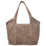 Hide & Stitches Suède Shopper/Handtas Brazos Taupe
