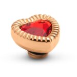 Melano Vivid Vintage Heart Steentje Light Siam | Rosé