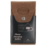 Micmacbags Illinois Leren Telefoon Hoesje voor Opladen Bruin
