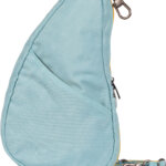 Nomii Healthy Back Bag Baglett Textured Nylon Aqua/Yuzu