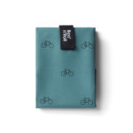Roll’eat Boc’n’Roll Herbruikbare Lunch Wrap Groen Fietsprint