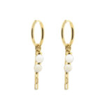 Solid Gold Oorbel Zina Parelmoer