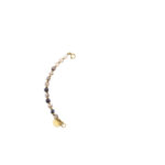 Solid Gold Tussenstuk Armband Edelsteen 4mm Botswana Agaat