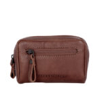 Spikes en Sparrow Sleuteletui / Wallet Portemonnee RFID Irwin Donker bruin