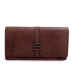 Spikes en Sparrow Wallet Portemonnee RFID Iowa Donker Bruin