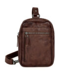 Spikes & Sparrow Sling Bag / Cross Body Rustler Donker Bruin