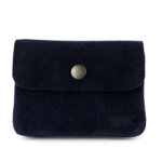 Bear Design Etui Portemonnee Pietje Suède Blauw