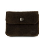 Bear Design Etui Portemonnee Pietje Suède Bruin