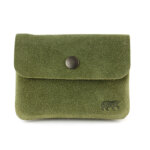 Bear Design Etui Portemonnee Pietje Suède Moss Green