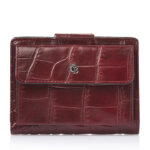 Castelijn en Beerens Dames Portemonnee 6 Pasjes Croco RFID Rood