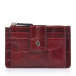 Castelijn en Beerens Mini Wallet Croco RFID Rood