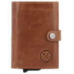 Hide & Stitches Portemonnee Porto met Safety Wallet RFID Bruin