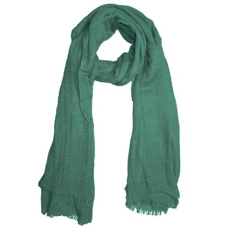 Zachte Langwerpige Sjaal Petrol