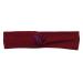 Kinder Haarband met Glitter Bloem Bordeaux Rood