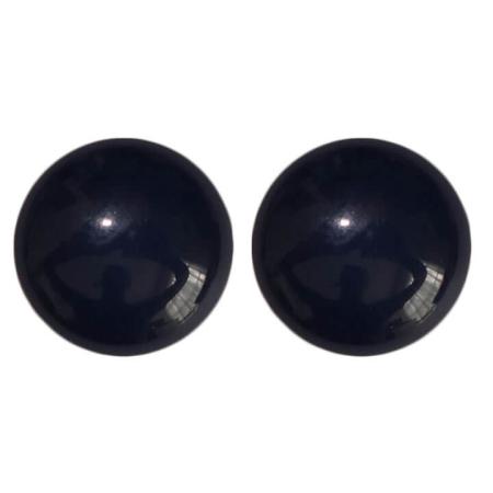 Oorclips Rond Donker Blauw