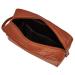 dR Amsterdam Leren Toilettas Icon Camel