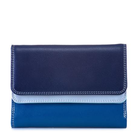 Mywalit Portemonnee Double Flap Purse/Wallet Denim