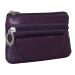 Echt Leren Sleuteletui Paars
