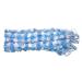 Sjaal Dancing Blauw/Wit