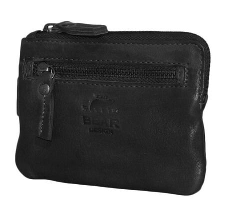 Bear Design Sleuteletui met Creditcardvakjes Carrie Zwart