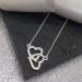 Life Charms - EFY033N - Necklace Silver Crystal Entwined Hearts_2