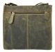 Leather Design Vierkante Schoudertas Hunter Groen