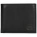 Leather Design Billfold RFID Zwart | Suède Voering
