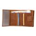 Leather Design Ritsportemonnee RFID Hunter Bruin