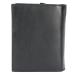Leather Design Ritsportemonnee RFID Zwart
