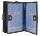 Leather Design Ritsportemonnee RFID Zwart