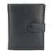 Leather Design Ritsportemonnee RFID Zwart