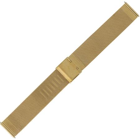 Morellato Horlogebandje Estia Mesh Milanees Goud 18mm