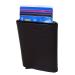Leather Design Leren Hoesje voor Kaarthouder Zwart