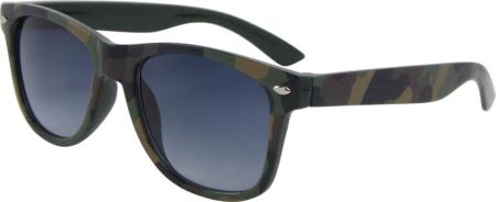 Kool-KidZ Wayfarer Kinder Zonnebril Camo Groen