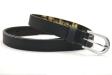 Take It Leren Riem 2 cm Zwart