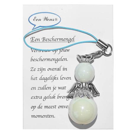 Kleine Beschermengel Parel Wit