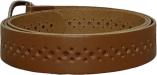 Leren Gaatjes Riem Cognac