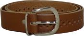 Leren Gaatjes Riem Cognac
