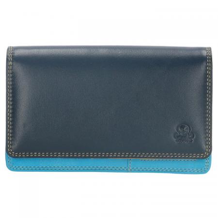 Happy Wallet Portemonnee met Overslag Blauw
