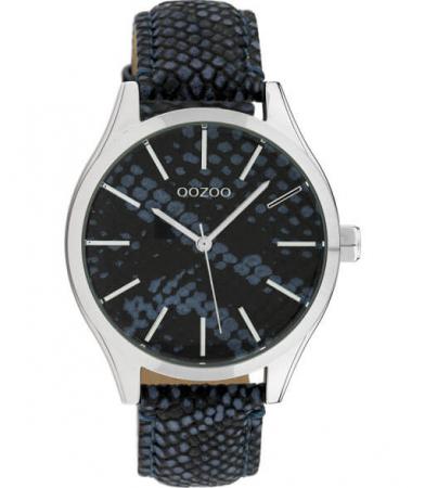 OOZOO Timepieces Horloge Donker Blauw Snake | C10434