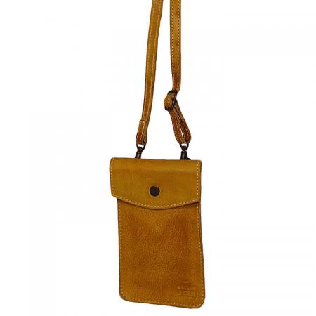 Bear Design Phone Bag Priya Telefoontasje Geel